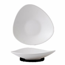 CHURCHILL LOTUS WHITE MELAMINE SHALLOW BOWL 52.8OZ