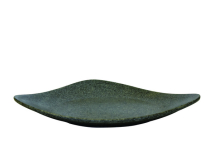 CHURCHILL LOTUS GREY MELAMINE PLATTER 13.8X12.8inch