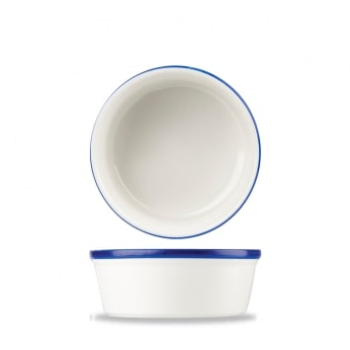 CHURCHILL SUPER VITRIFIED RETRO BLUE RAMEKIN 3.2OZ