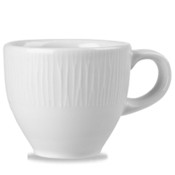 CHURCHILL SUPER VITRIFIED BAMBOO WHITE ESPRESSO CUP 3.9OZ