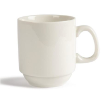 OLYMPIA WHITEWARE STACKING MUG 10OZ X 12