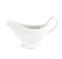 OLYMPIA WHITEWARE GRAVY BOAT 7.5OZ X6