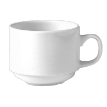 REG COFF CUP STKG 3OZ 8.5 CL MONACO WHITE MONACO 9001C333