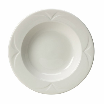 MAN SOUP PLATE 22.25CM 8 3/4 BIANCO BIANCO 9102C410