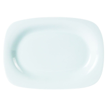 DPS PORCELITE STANDARD RECTANGULAR RIMMED PLATE 9.5X7inch