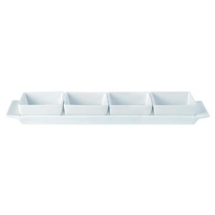 DPS PORCELITE CREATIONS SET 4 BOWLS & TRAY 15X3.5inch