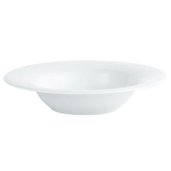 DPS PORCELITE BANQUET WINGED PASTA PLATE 17OZ