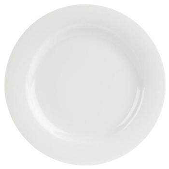 DPS PORCELITE BANQUET WIDE RIM PLATE 10.6Inch