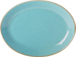 DPS PORCELITE SEASONS SEA SPRAY OVAL PLATE 11.8"