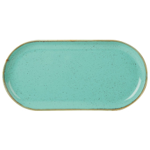 SEASONS SEA SPRAY NARROW OVAL PLATE 32X20CM  X6  118132SS