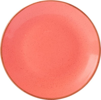 DPS PORCELITE SEASONS CORAL COUPE PLATE 11Inch