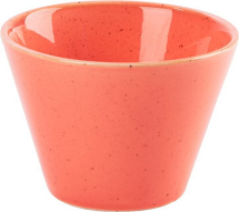 DPS PORCELITE SEASONS CORAL CONIC BOWL 7OZ