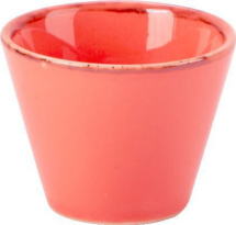 DPS PORCELITE SEASONS CORAL CONIC DIP POT 1.8OZ