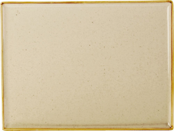 DPS PORCELITE SEASONS WHEAT RECTANGULAR PLATTER 10.6X7.9Inch