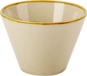 DPS PORCELITE SEASONS WHEAT CONIC BOWL 7OZ