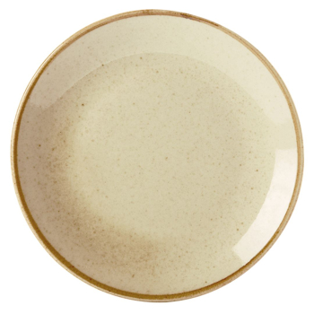 DPS PORCELITE SEASONS WHEAT COUPE PLATE 9.4Inch