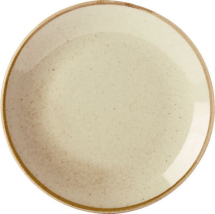 DPS PORCELITE SEASONS WHEAT COUPE PLATE 7inch