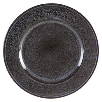 DPS PORCELITE AURA EARTH RIMMED PLATE 12.6Inch