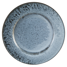 DPS PORCELITE AURA GLACIER RIMMED PLATE 10.6inch