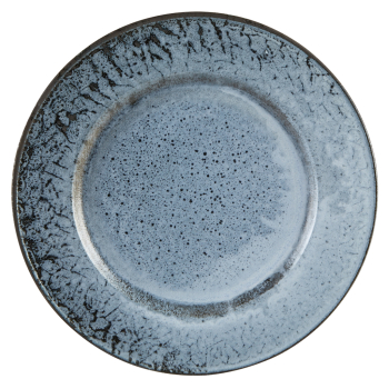 DPS PORCELITE AURA GLACIER RIMMED PLATE 10.6Inch