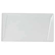 DPS PORCELITE RECTANGULAR TWIST PLATTER 32.5X17.5CM X6