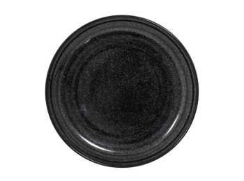 ARTISAN GRANITE PLATE COUPE 17CM BLACK