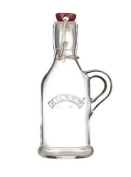 KILNER CLIP TOP HANDLED BOTTLE 200ML X 12