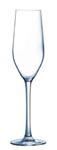 MINERAL FLUTE GLASS 5 1/4OZ 16CL X24 H2090