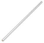PAPER SOLID SILVER STRAW BIODEGRADABLE 8" 6MM(BORE)