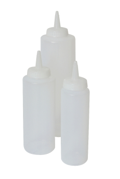 SQUEEZY BOTTLE CLEAR 8OZ,23CL