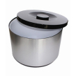 ICE BUCKET & LID, STEEL FINISH & DRAINER TRAY 10LTR