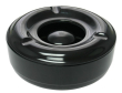 ROUND WINDPROOF ASHTRAY 5.75" BLACK