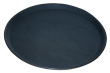 BLACK TRAY 14" ROUND NON-SLIP 35.5CM