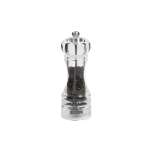 T&G CAPSTAN PEPPER MILL CLEAR ACRYLIC SATIN KNOB 180MM