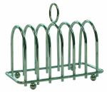 CHROME HORSESHOE TOAST RACK 6 SLICE 14X12CM    701614