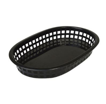 FAST FOOD BASKET BLACK 26 X 18CM