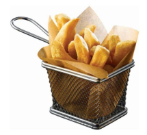 SERVING FRY BASKET 10 X 8 X 7.5CM