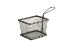 BLACK SERVING FRY BASKET 12.5X10X8.5CM SVB1210BK  X6