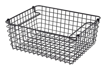 BLACK WIRE DISPLAY BASKET GN 1/2 WBGN12BK