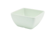 MELAMINE WHITE BOWL 10.5CM CURVED SQUARE