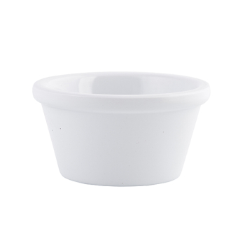 MELAMINE SMOOTH RAMEKIN WHITE 2OZ