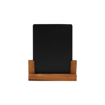 T&G SMALL CHALK BOARD ACACIA A5 REMOVABLE 210x45x240