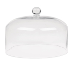 OLYMPIA GLASS CAKE STAND DOME 285MM(DIA) x 200MM(H)   CS014