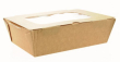 TASTE RANGE LARGE FOOD TO GO BOX WITH WINDOW & VENTS 185 X 125 X 60MM
