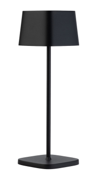 BLACK MONTEGO LED LAMP 30CM CORDLESS