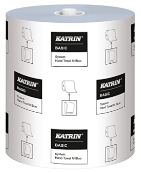 KATRIN 1 PLY BLUE TOWEL ROLL 200M