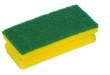 ABRASIVE EASYGRIP SPONGE SCOURER YELLOW/ GREEN