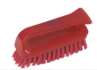 Professional Stiff 152mm Hand Held Scrubbing Brush Red