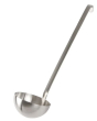 HEAVY DUTY LADLE 250ML HOOKED STAINESS STEEL ONE PIECE