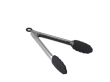 STAINLESS STEEL SILICONE TIP LOCKING TONGS 9"